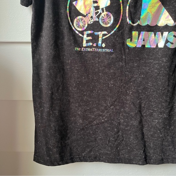Jurassic Park, E.T., Back to the Future, Jaws Graphic T-Shirt Short Sleeve Tee - Picture 11 of 13